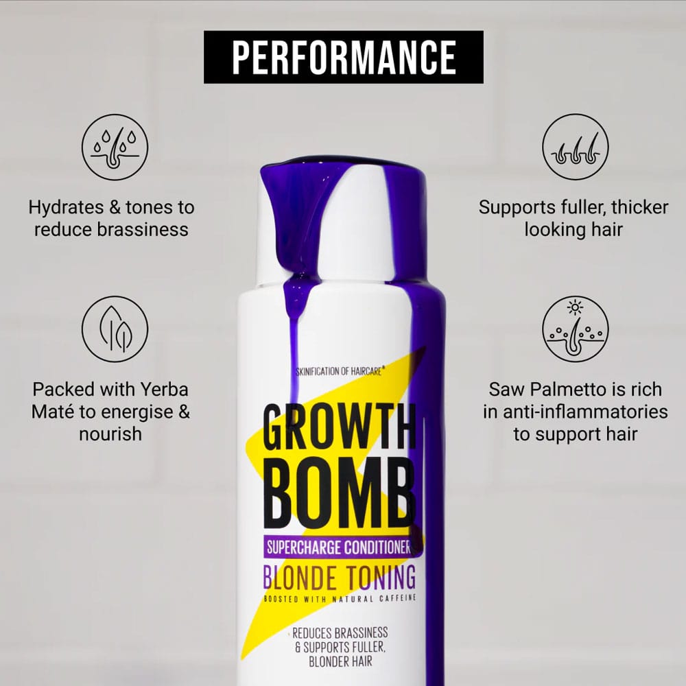 Growth Bomb Hair Growth Conditioner Blonde Toning 300ml