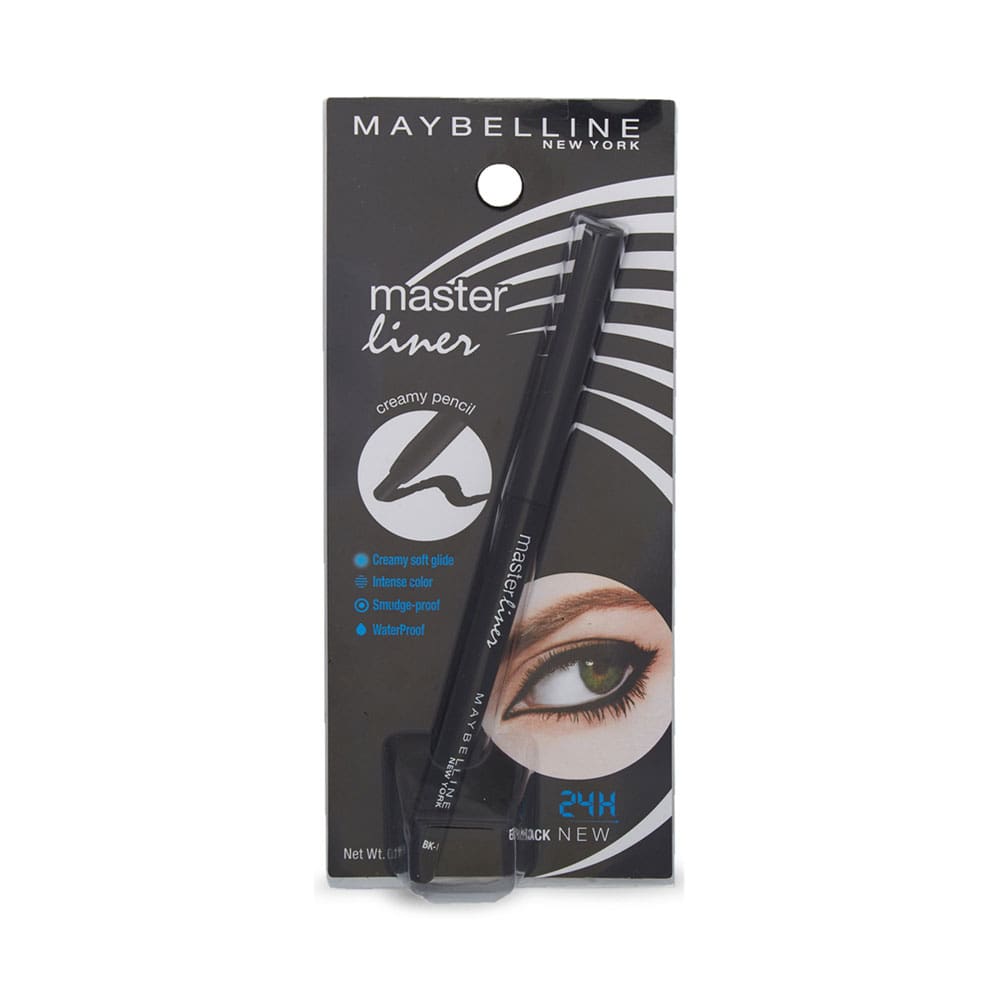 Maybelline Master Liner Creamy Pencil 24Hr Black