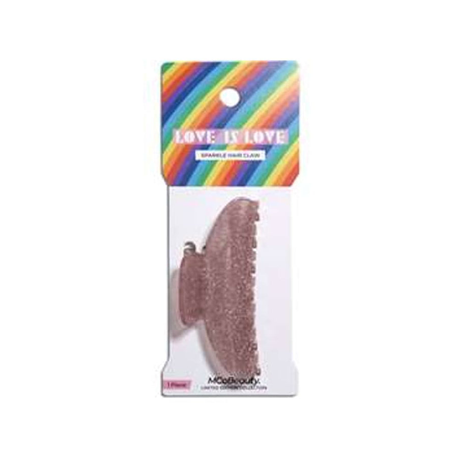 MCoBeauty Love Is Love Sparkle Hair Claw Pink