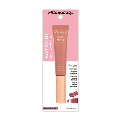 MCoBeauty Soft Matte Beauty Wand Amaretto Blush 12ml