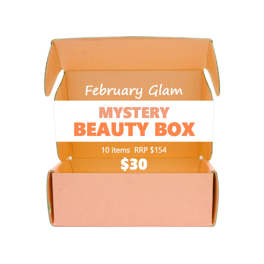 February Glam Mystery Beauty Box - 10 items