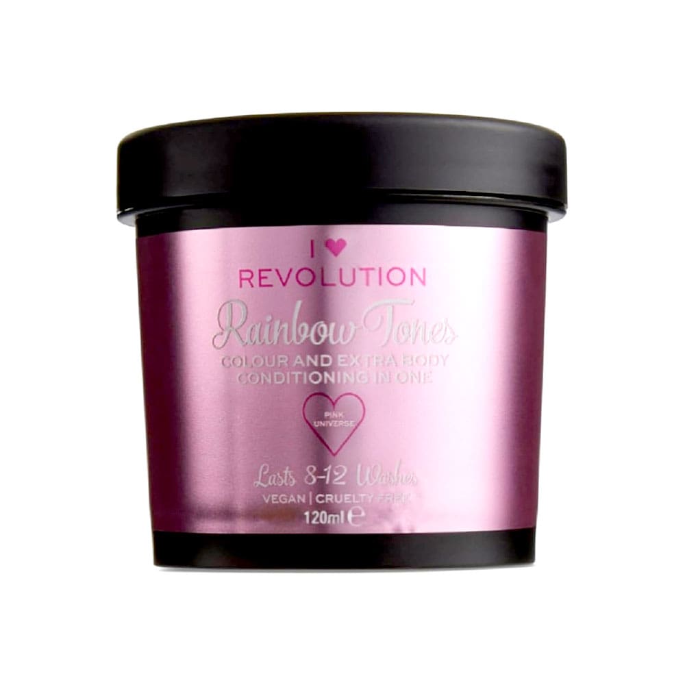 I Heart Revolution Rainbow Tones Colour & Extra Body Conditioning In One Pink Universe 120ml