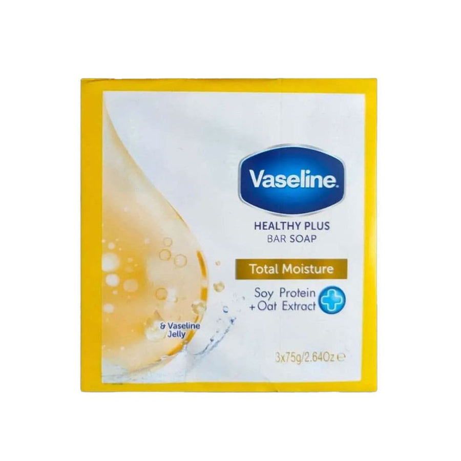 Vaseline Soap Bar Total Moisture 75g 3pk