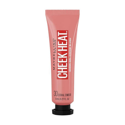 Maybelline Cheek Heat Sheer Gel Cream Blush 30 Coral Ember 8ml