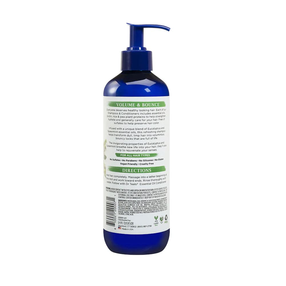 Dr Teals Eucalyptus & Spearmint Volume & Bounce Shampoo 473ml