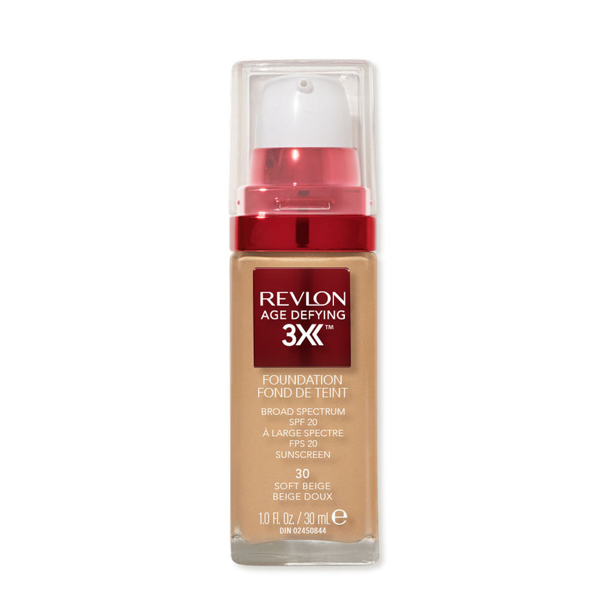 Revlon Age Defying 3X Foundation 20 Tender Beige 30ml