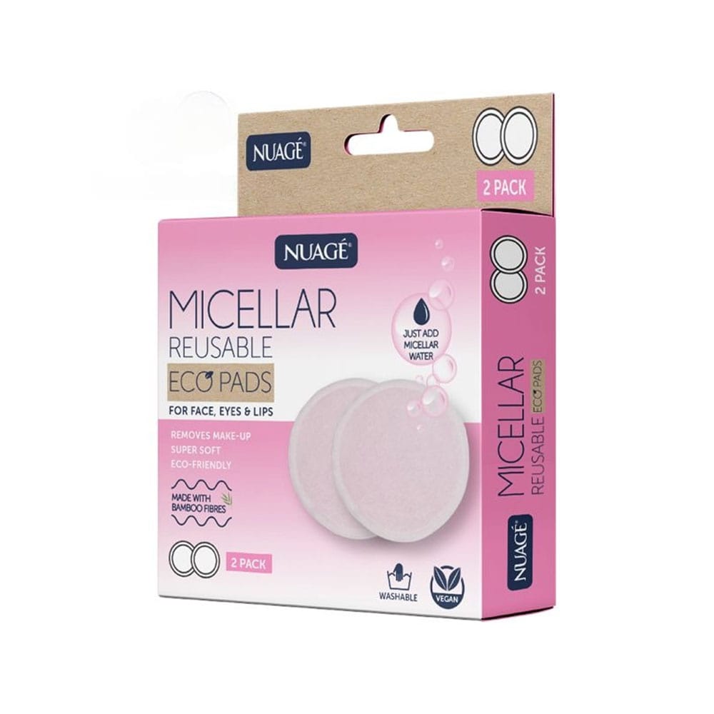 Nuage Eco Pads Micellar Reusable Makeup Remover Pads 2pk