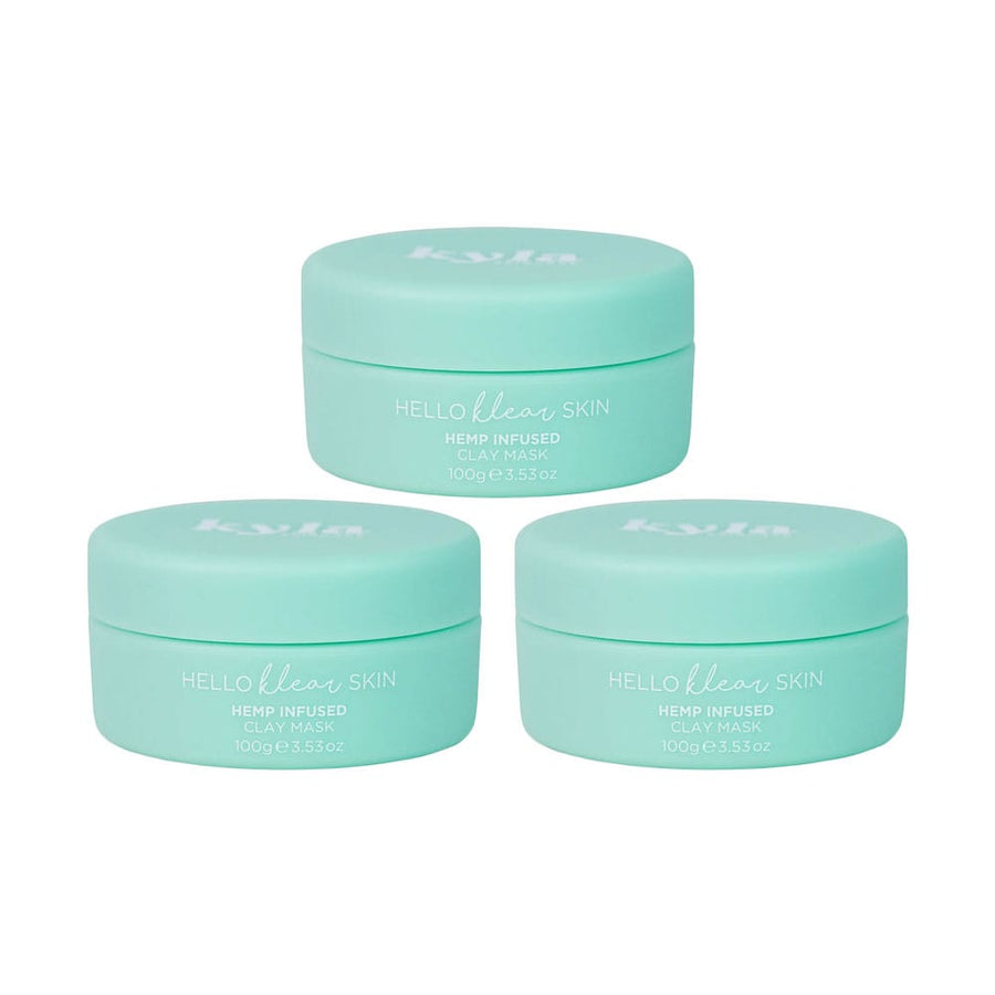 3x Kyla Hemp Infused Clay Mask 100g