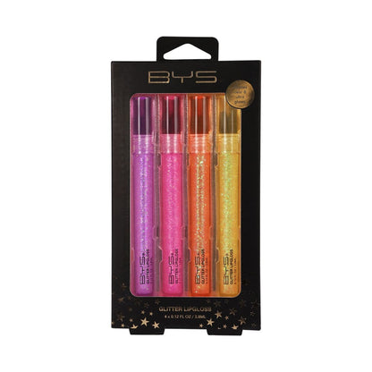 BYS Glitter Lipgloss Set 4pc