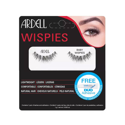 Ardell Baby Wispies Lashes Black With Duo Adhesive