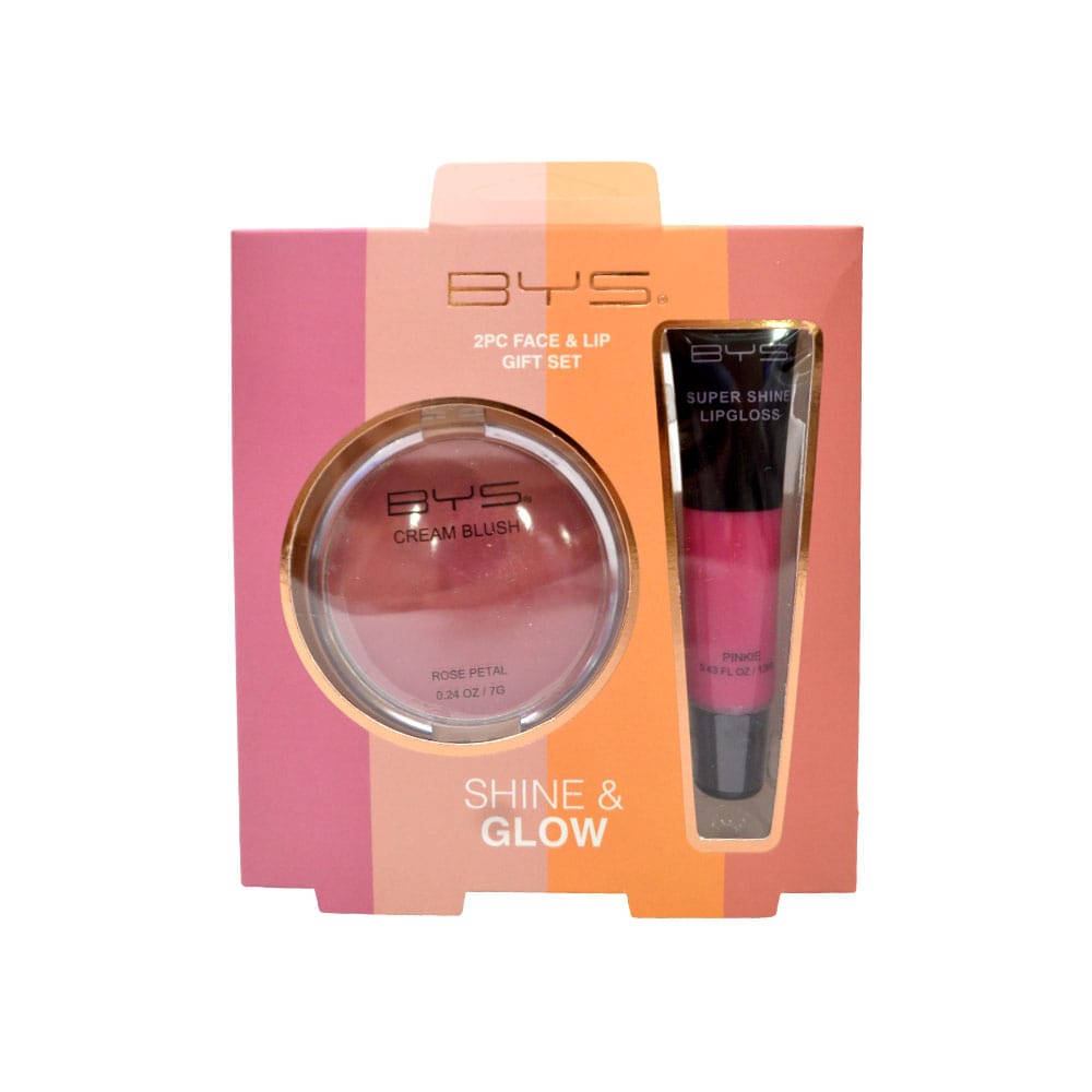 BYS Shine & Glow Pinkie Face & Lip Gift Set 2pc