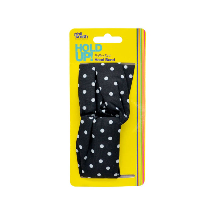 Phil Smith Hold Up Fabric Headband Polka Dot