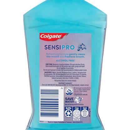 Colgate Sensipro Mouthwash Mild Mint 500ml