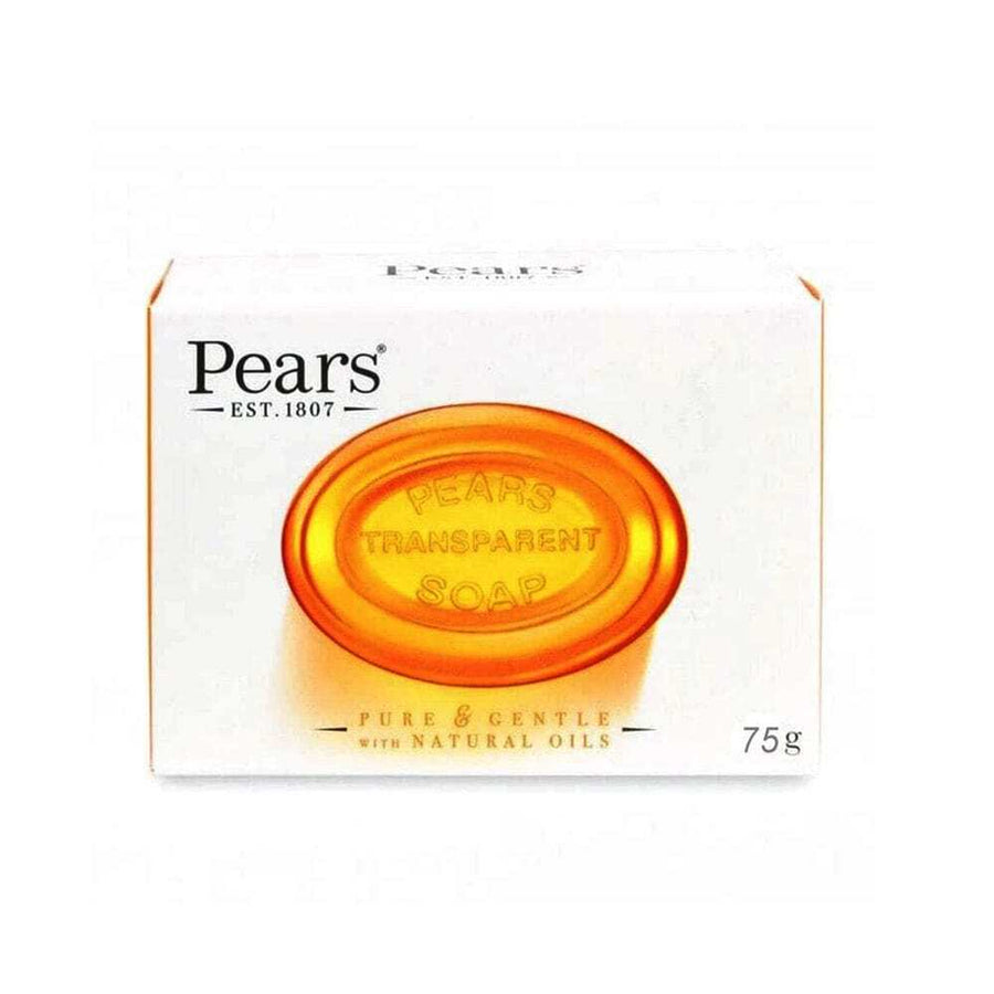 Pears Transparent Soap Bar Pure & Gentle With Natural Oils 75g