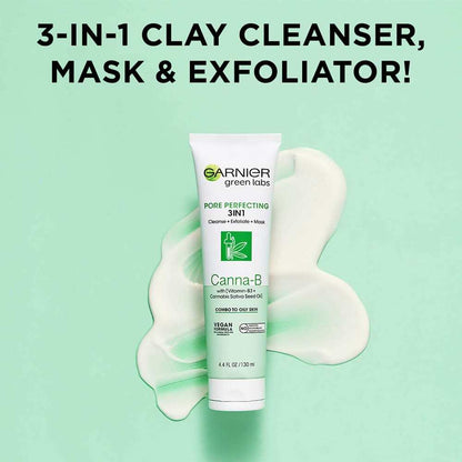 Garnier Pore Perfecting 3-In-1 Cleanse + Exfoliate + Mask 130ml