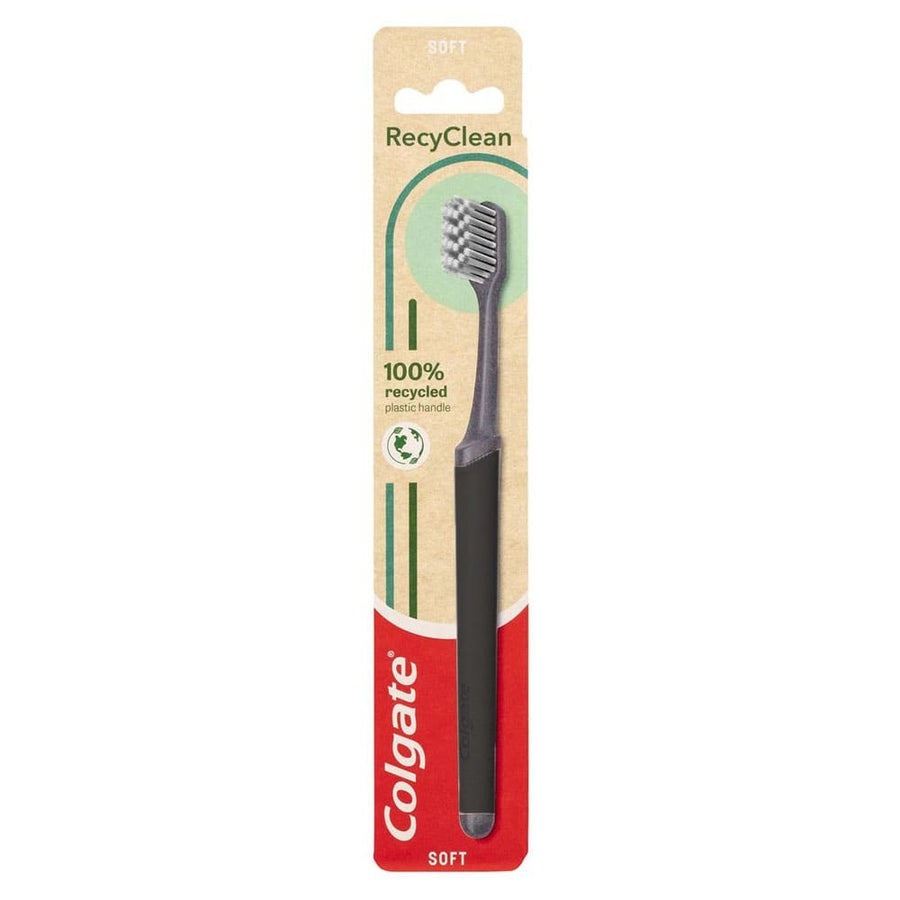 Colgate Toothbrush 100% Recycled Food Grade Plastic Handle Soft 1pk