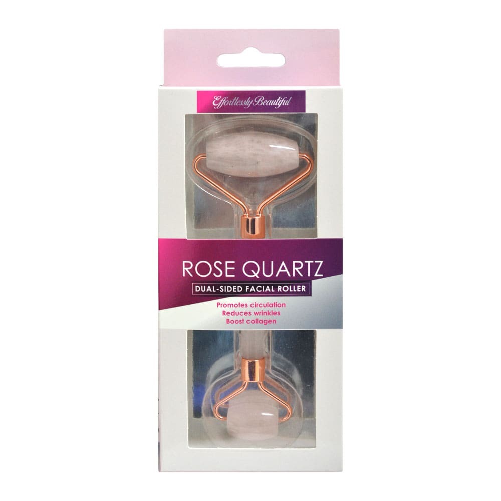 SwissCare Rose Quartz Dual Sided Facial Roller