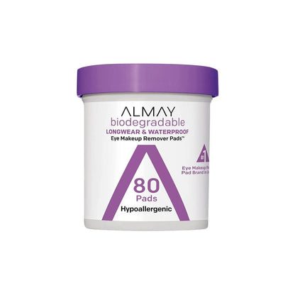 Almay Eye Makeup Remover Pads Biodegradable 80pads