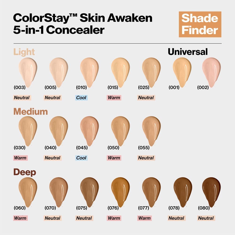 Revlon ColorStay Skin Awaken 5-In-1 Concealer 002 Universal Brightener 8ml