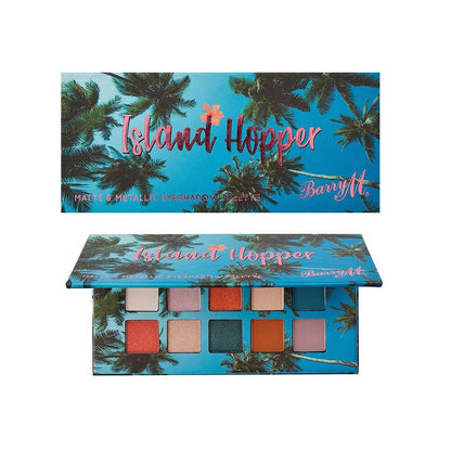 Barry M Island Hopper Matte & Metallic Eyeshadow Palette