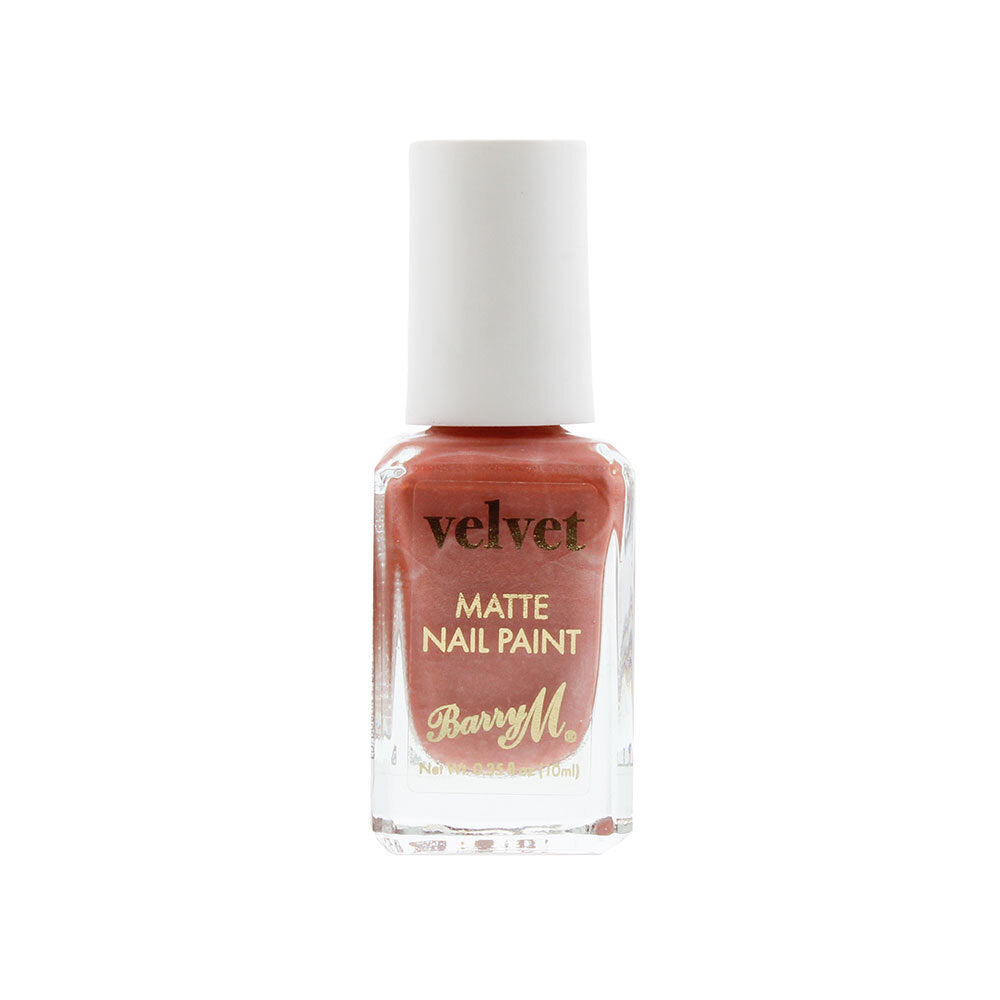 Barry M Velvet Matte Nail Polish Plush Blush 10ml