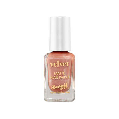 Barry M Velvet Matte Nail Polish Plush Blush 10ml