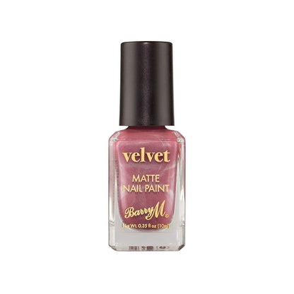 Barry M Velvet Matte Nail Polish Modern Mauve 10ml