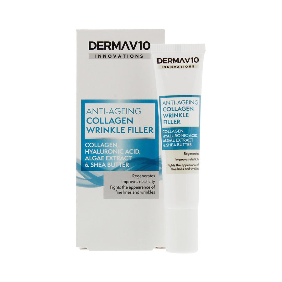 Derma V10 Innovations Anti Ageing Collagen Wrinkle Filler 15ml