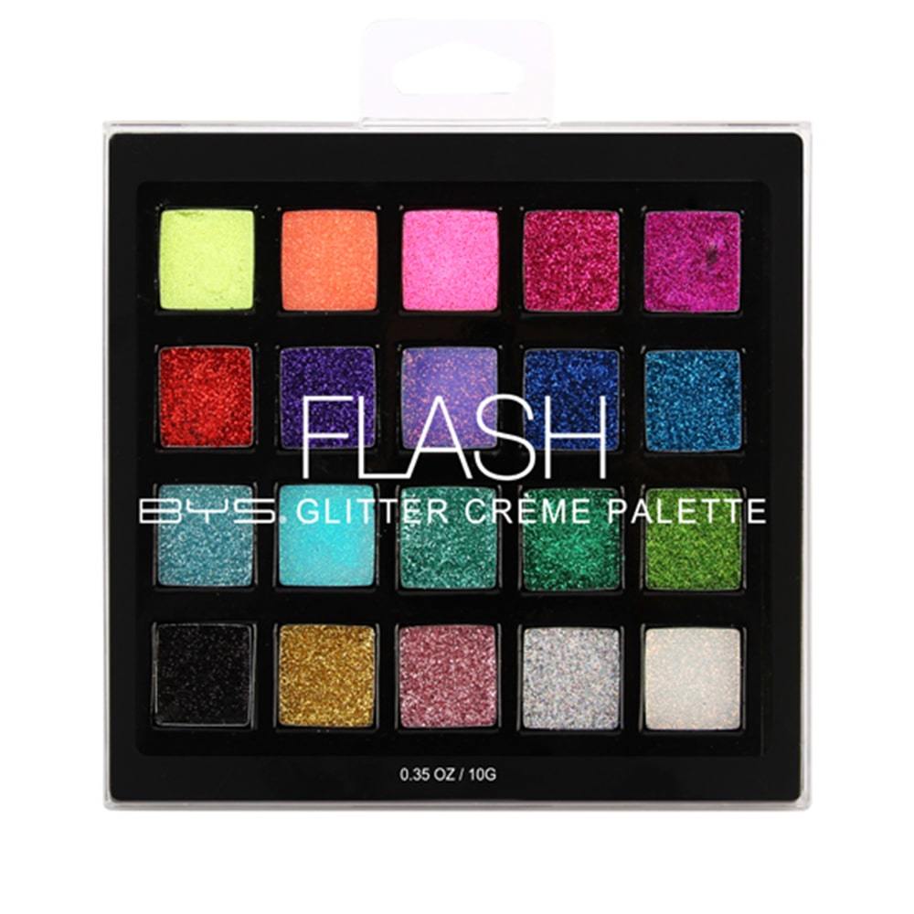 BYS Flash Glitter Creme 20pc Palette