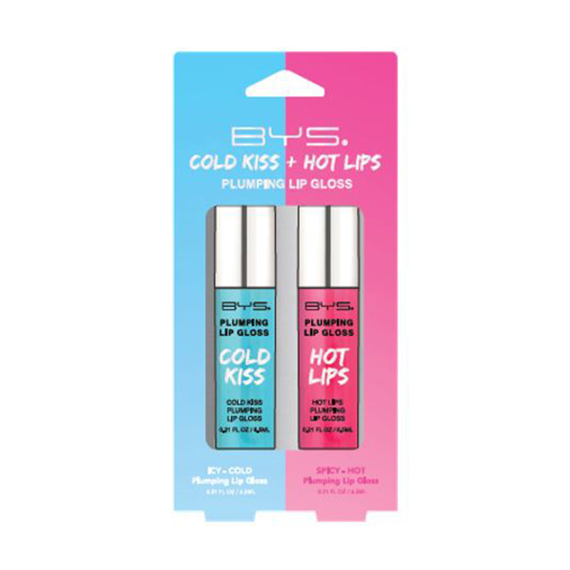 BYS Cold Kiss & Hot Lips Plumping Lipgloss 2pc