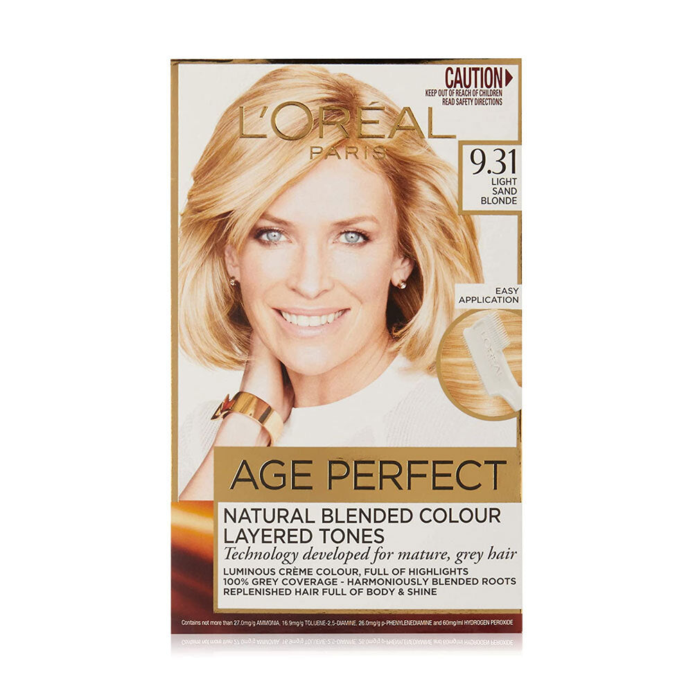 L'Oreal Age Perfect Hair Color 9.31 Light Sand Blonde – Cosmetic Capital