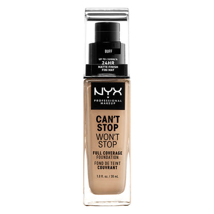 NYX Can't Stop Won't Stop Full Coverage Foundation Buff 30ml