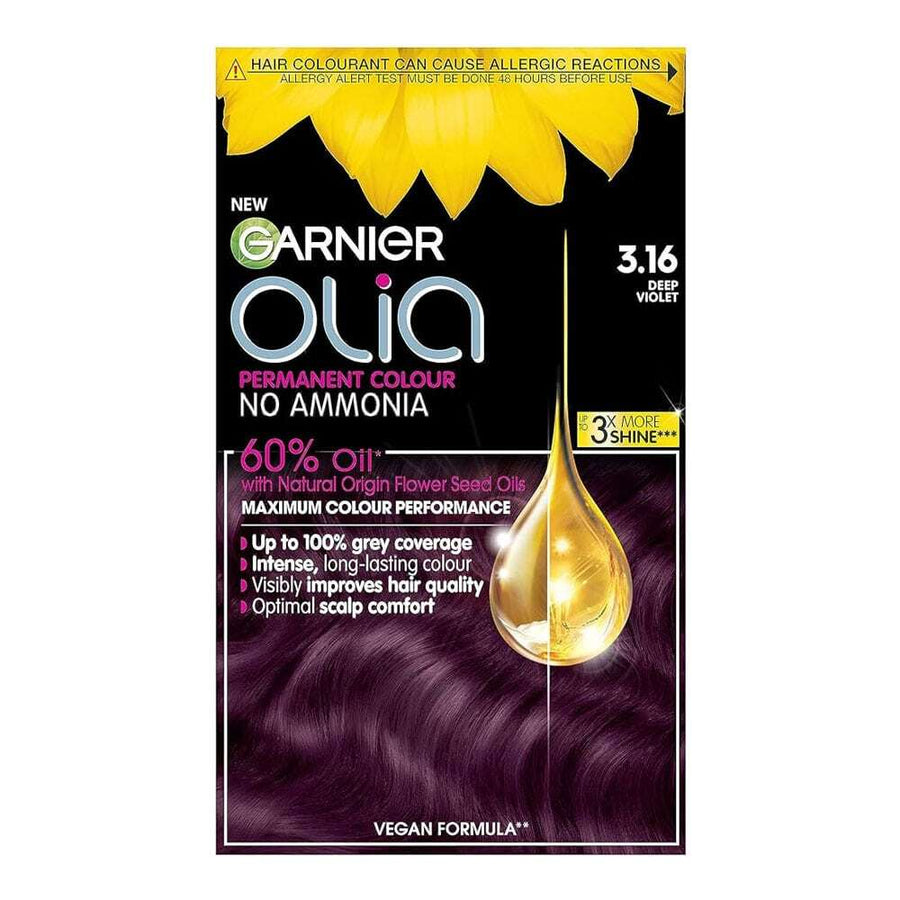 Garnier Olia Permanent Hair Colour 3.16 Deep Violet