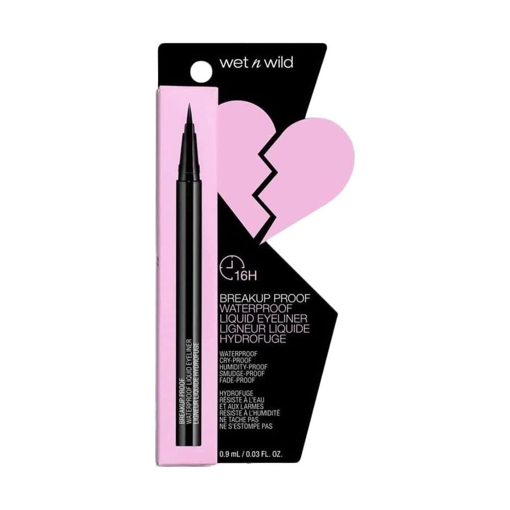 wet n wild Breakup Proof Waterproof Liquid Eyeliner Ultra Black