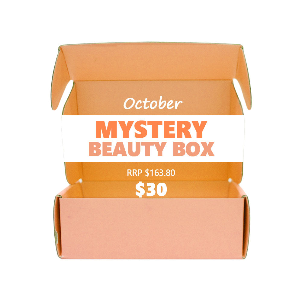 October Mystery Beauty Box 10 items - Gold