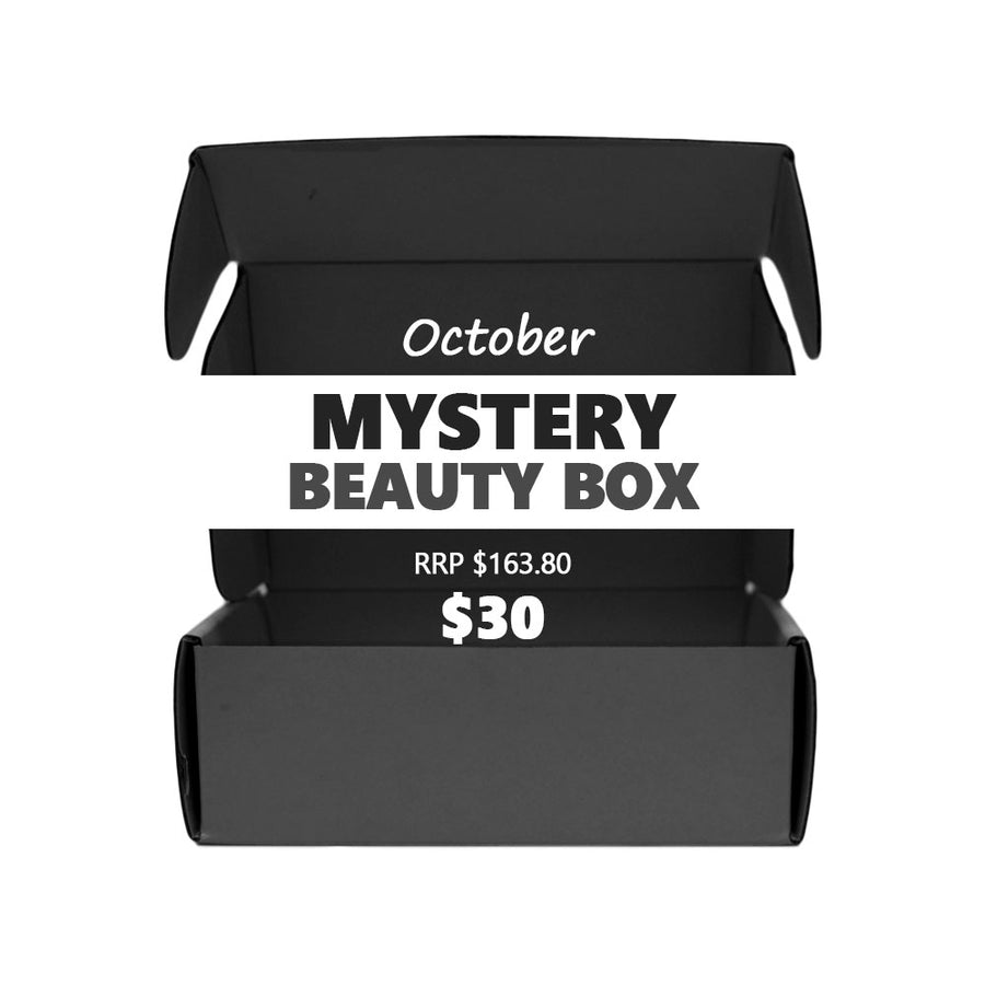 October Mystery Beauty Box 10 items - Black